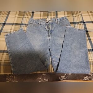 LL BEAN FLANNEL LINED JEANS